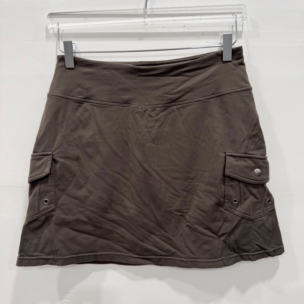 Athleta Green Cargo Skort Skirt Size Small
